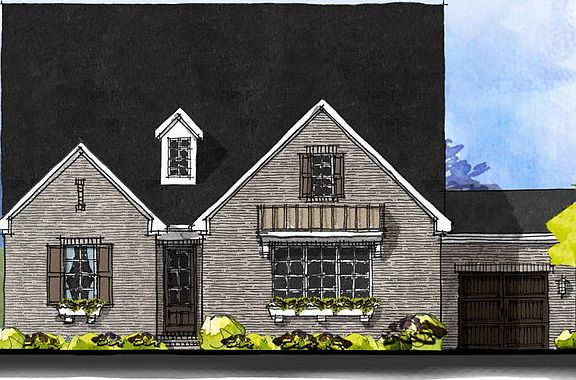 Dana Point - English Cottage 3-Car Side Load Garage Note Renderings may show optional features