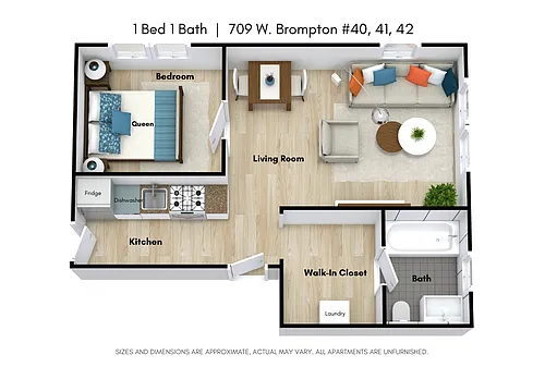 Floor plan 709- 40 41 42