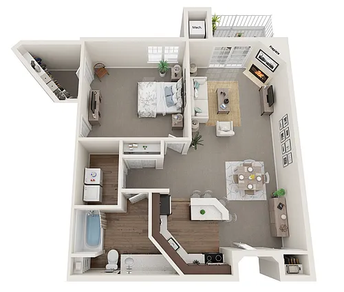 Floor plan The Chamberlain I