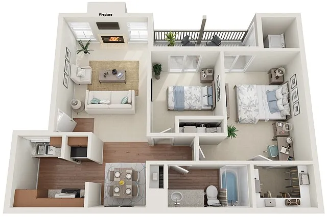 Floor plan B1