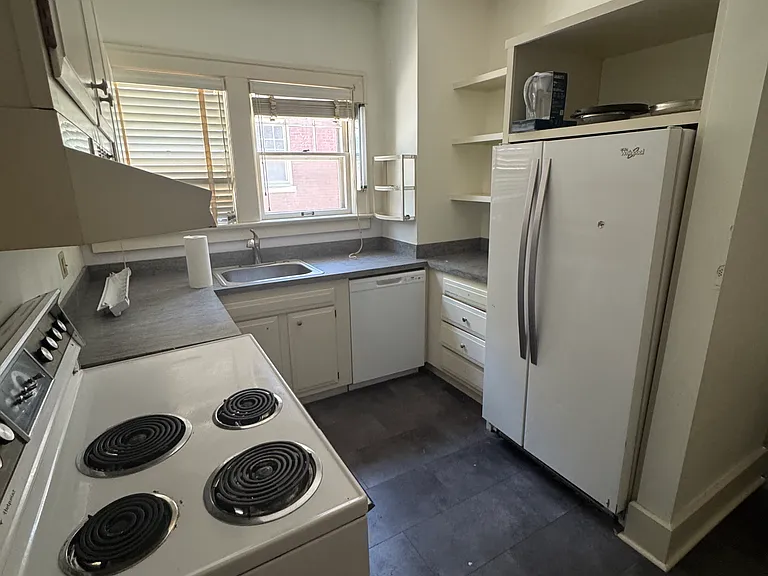 kitchen view from back entry