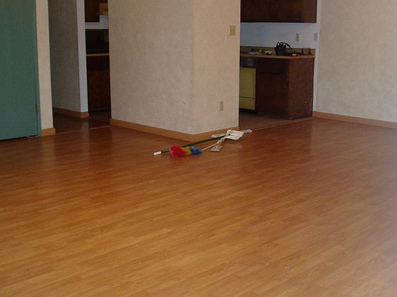 living area from front door