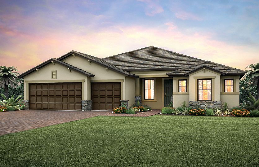 Elevation C2A with tile roof