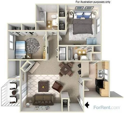 Floor plan 2X2 Garden