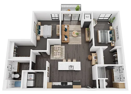 Floor plan Birch3 / 1179