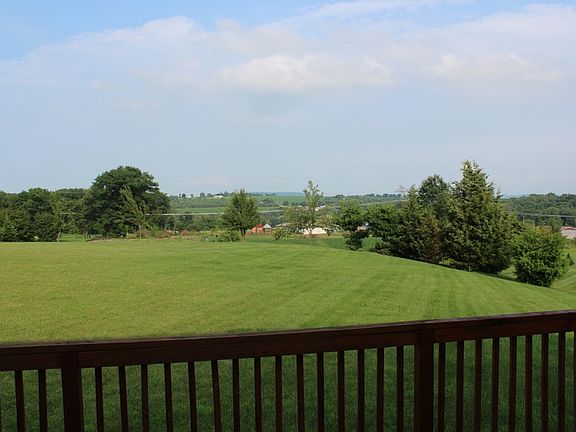 backyard view from kitchen