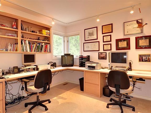 One of the bedrooms being utilized as a 2nd office