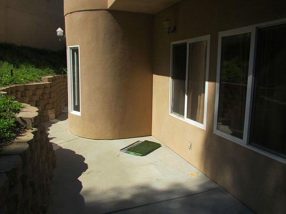 Rear patio