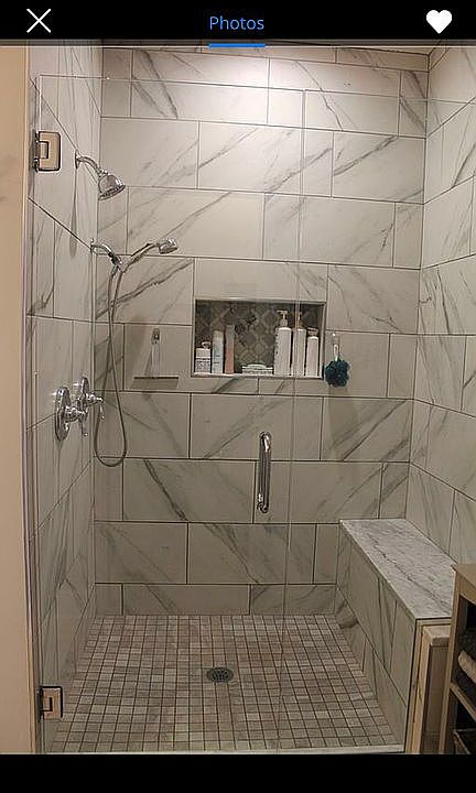 Walk in shower