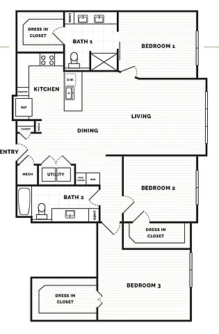 Floor plan T-D