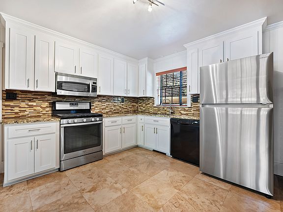 Cook dinner while you look out on the patio.