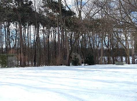 WINTER BACK YARD WITH YARD BARN