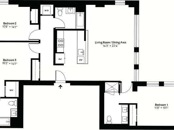 2nd image of 146 Pierrepont St APT 17C