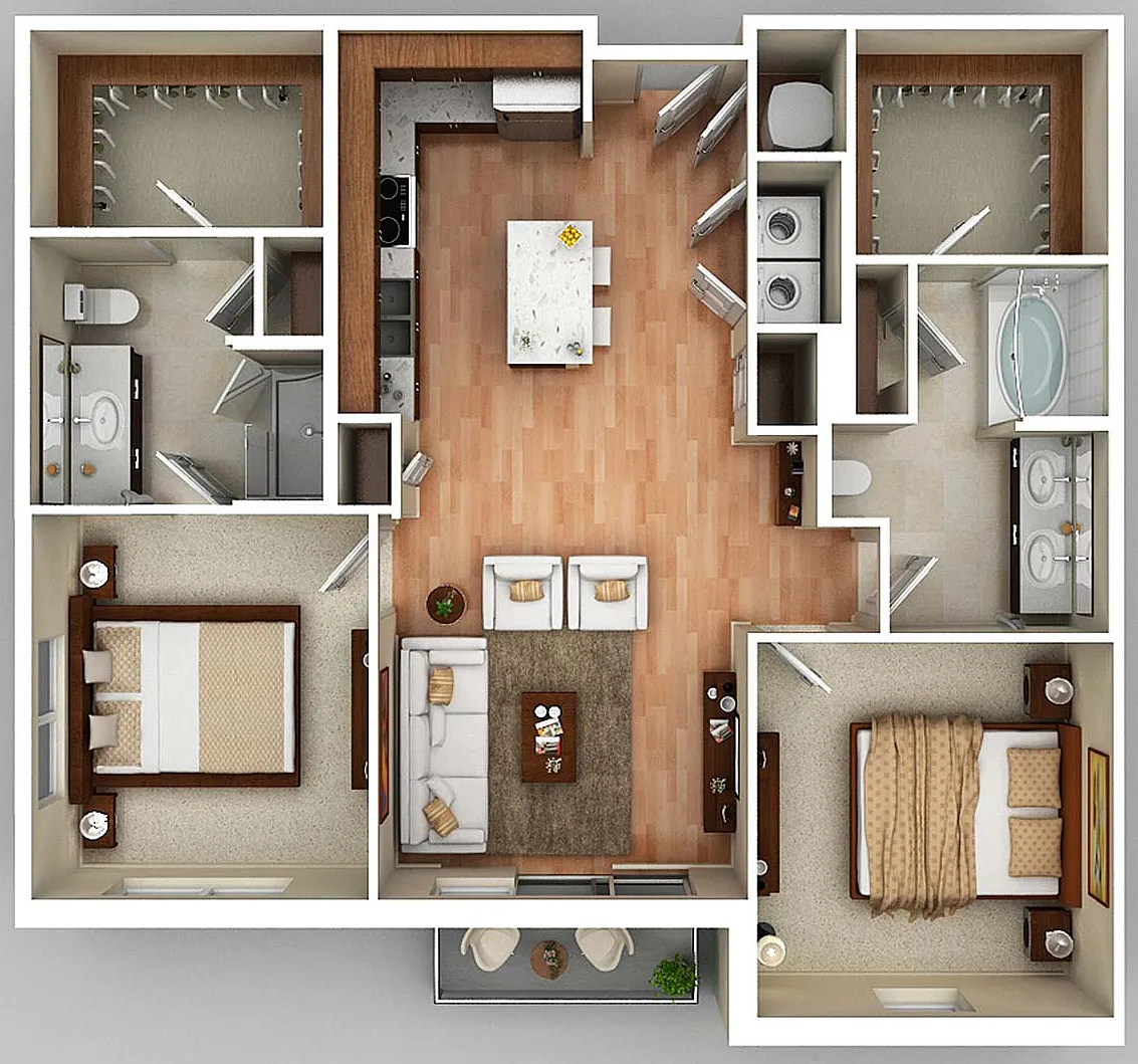 Floor plan 2A3