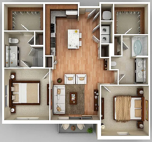 Floor plan 2A3