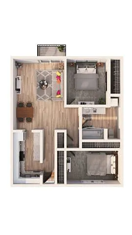 Floor plan B1C - Ziel