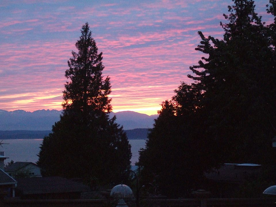 Sunset over Puget Sound
