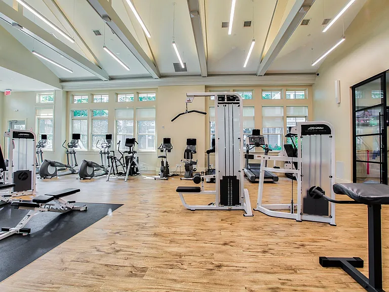 State-of-the-art fitness center offer everything you need to work out without leaving home