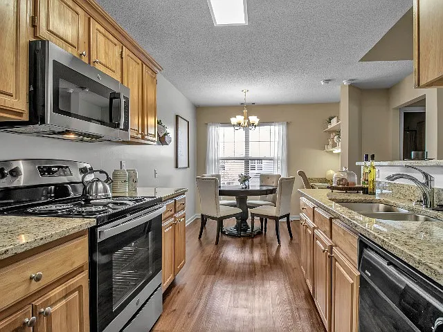 Granite Countertops and Stainless Steel Appliances