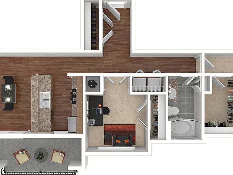 A5D 3D Floor Plan A5D 3D Floor Plan