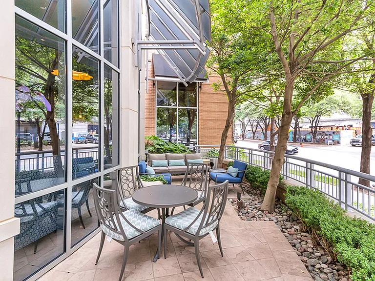 Outdoor community patio