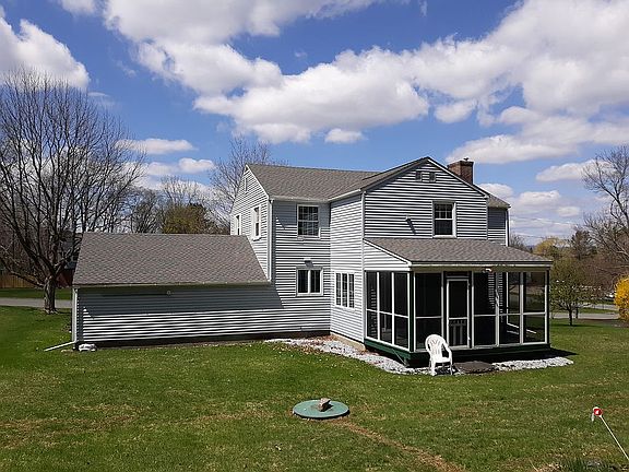 Spacious addition with porch