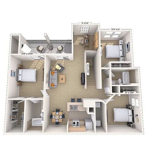 Floor plan 32C