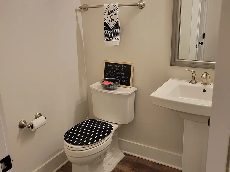 Downstairs half-bath