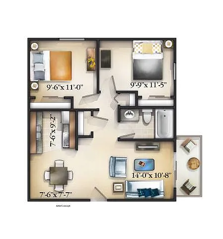 Floor plan Glacier