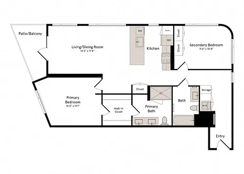 Floor plan 2B3