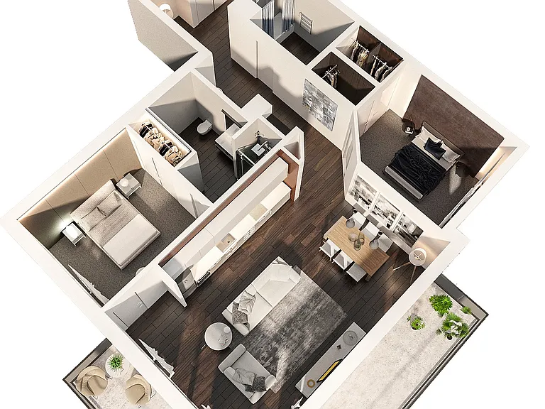 Two Bedroom Two Bedroom