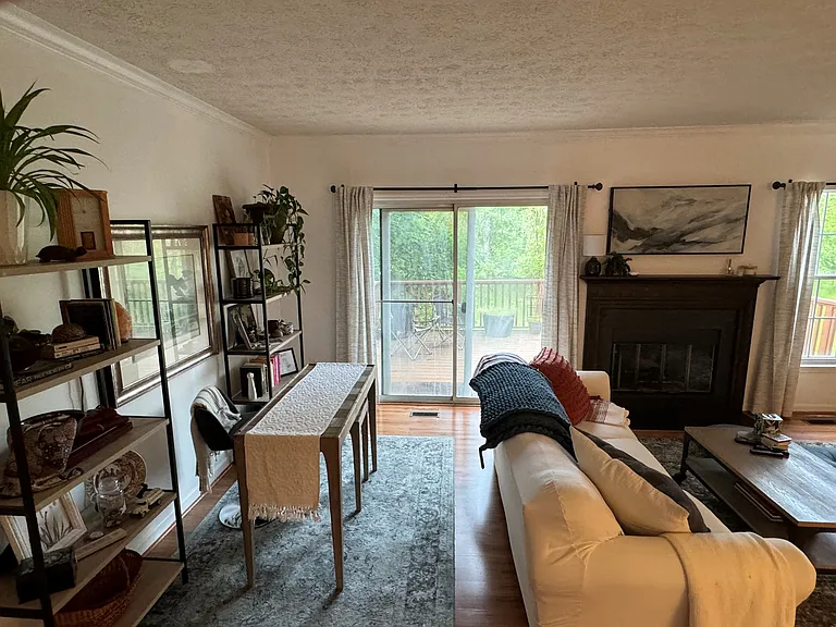 Family Room with Deck Access on 1st Floor