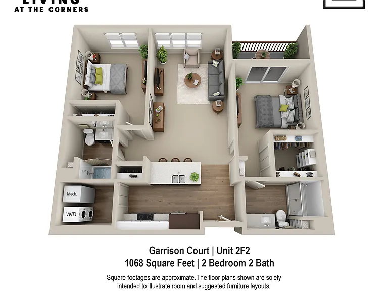 Garrison Court Unit Style 2F2 Garrison Court Unit Style 2F2