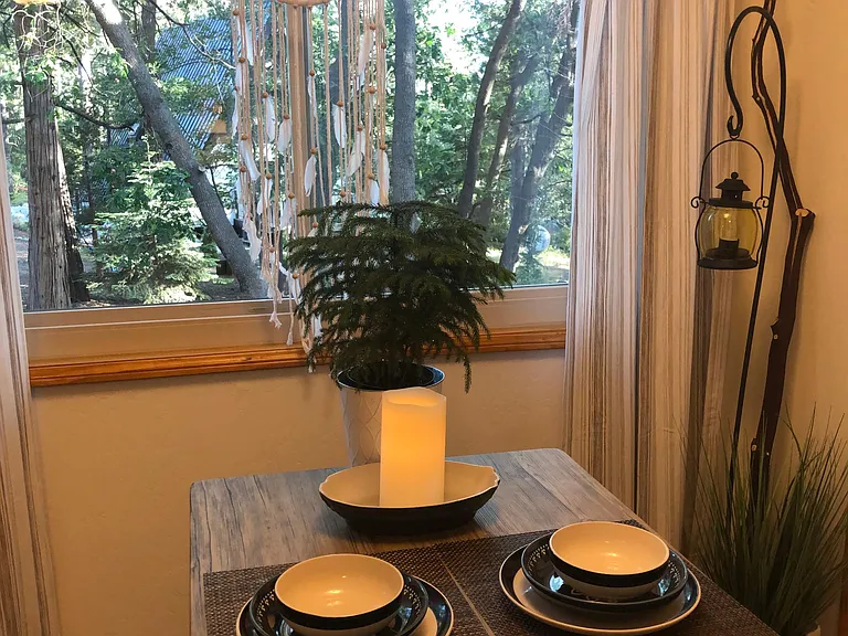 this area is considered the dining room but some things could get moved.