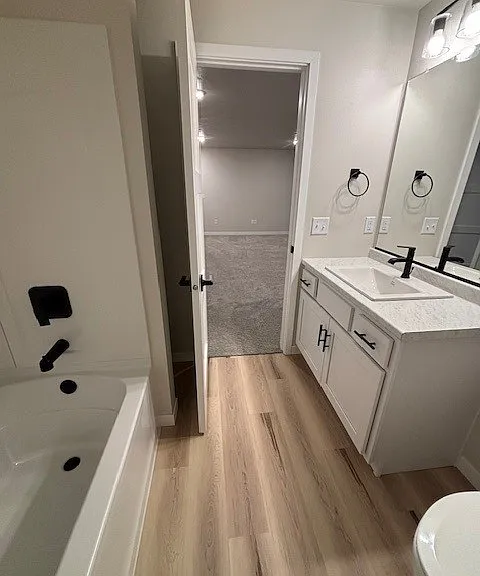 Basement bathroom with tub sink_05212026