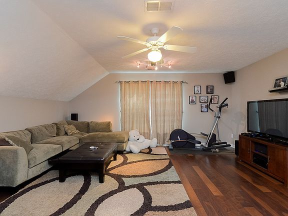 Upstairs is a big bonus room