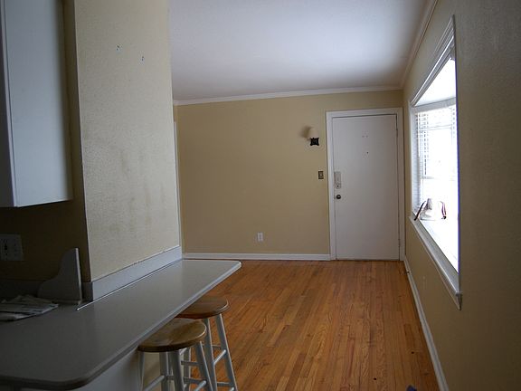View of main living area from kitchen