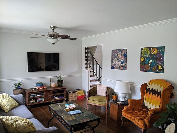 Living room w/foyer beyond