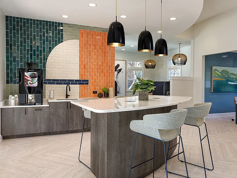 24-Hour Clubhouse with Coffee Bar and Wi-Fi