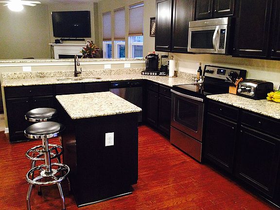 kitchen with hardwood floor