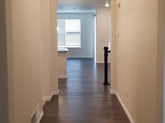 Long hallway from the front door