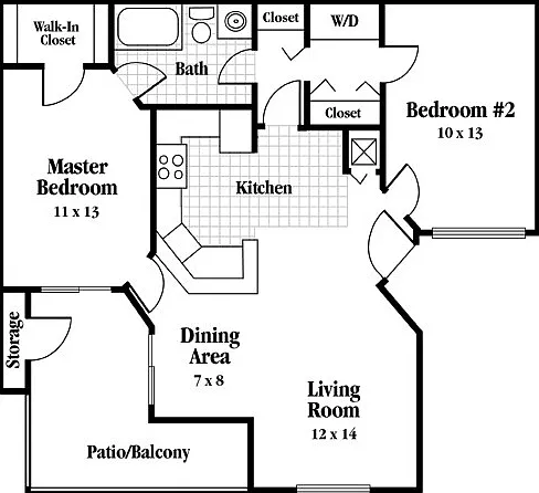 Two Bedroom, Two Bath Two Bedroom, Two Bath