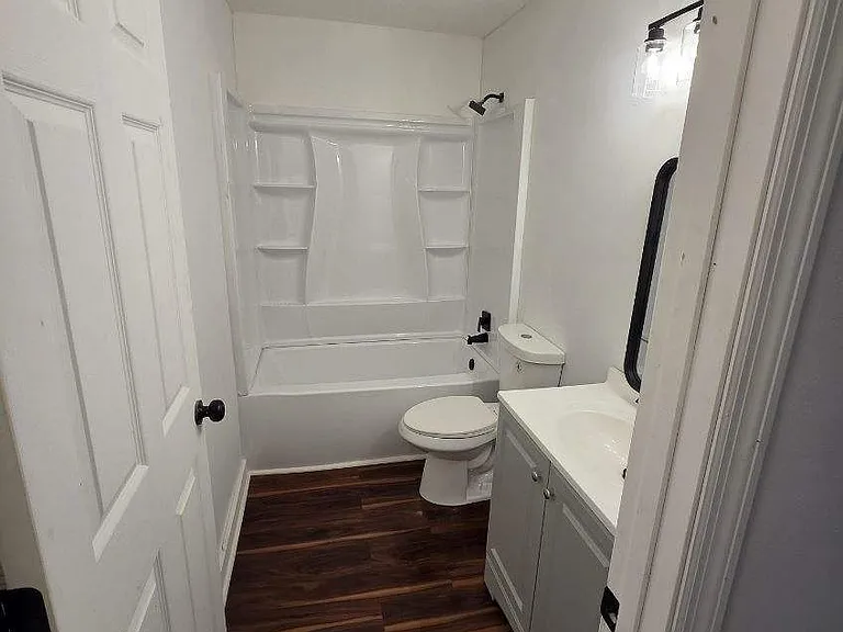 Hallway bathroom