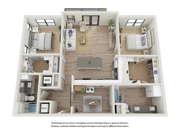 Floor plan B4 + Study