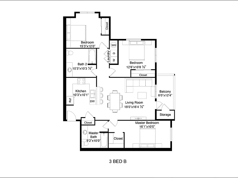 3-Bed-B 3-Bed-B