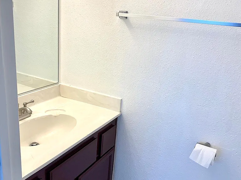 half bathroom downstairs