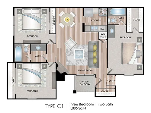 Floor plan C1