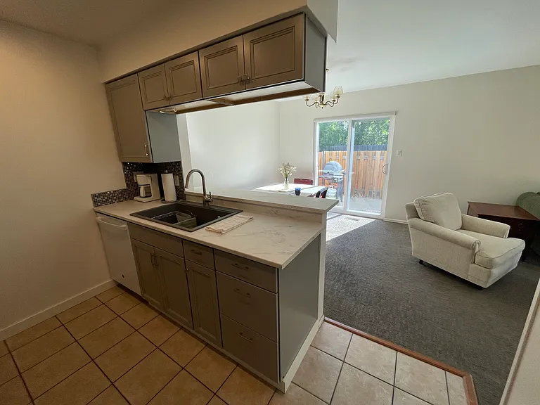 Kitchen out to back patio