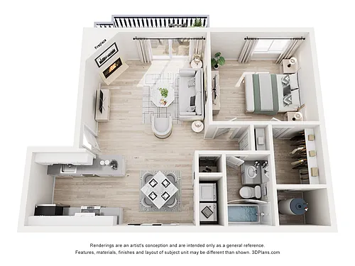 Floor plan Meridian One