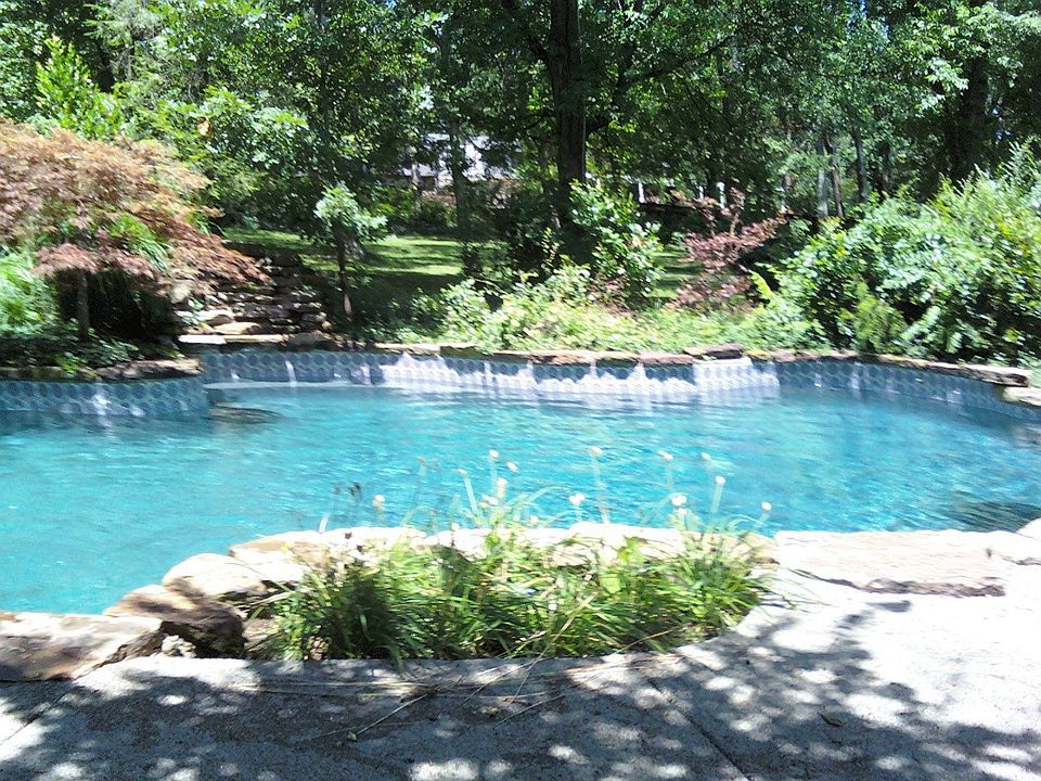 Gunite Pool with Waterfall